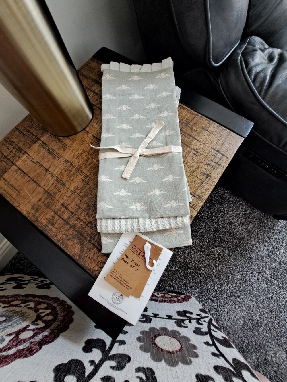 NWT Set Of 3 Australian Design Tea Towels By Raine & Humble With Recycled Fabric